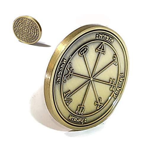 Third Pentacle of Saturn 72 Names of God King Solomon Seal Talisman Kabbalah