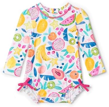 Hatley Baby-Girls One Piece Rashguard Swimsuit