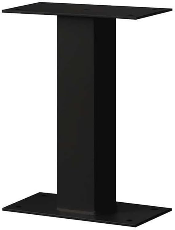 Salsbury Industries 4395BLK Standard Pedestal, Black, 16 in. H