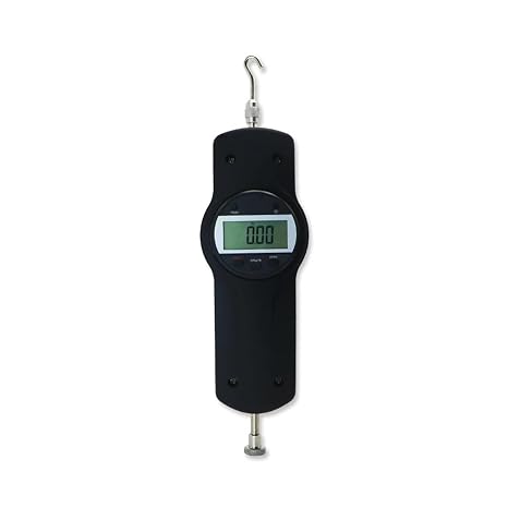 Portable Digital Force Meter Dynamometer Digital Push Pull Gauge Force Measuring Instruments with Multiple Unit Conversion(500N)
