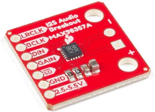 SparkFun (PID 14809 I2S Audio Breakout - MAX98357A