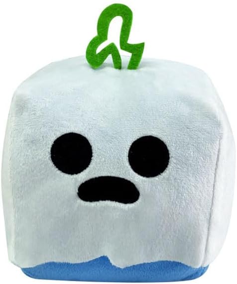 Blox Fruits Plush with Code Mystery Box, Blocks Fruits,Ghost Plush,Shadow Plush,Soft Stuffed Animal Pillow for Home Kids' Bedroom Decor, Birthday Choice for Boys Girls (Ghost Blue Box)