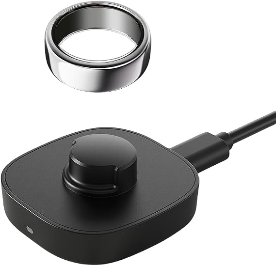 Compatible with Oura Ring Gen3 Charger - Size 8 - Fast Charging Dock with USB-C Cable for Smart Ring 8