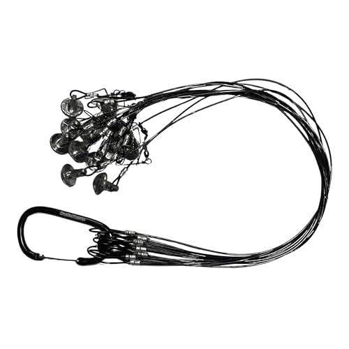 Oneshot Texas-Style Quick Decoy Rigs for Duck Hunting - Tangle-Free PVC-Coated Cable & Weights in 4oz or 6oz- Texas Decoy Rig for Ducks and Waterfowl Decoys