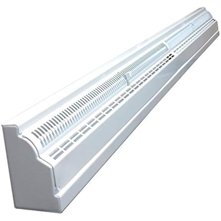 TruAire 48 Inch Baseboard Register White