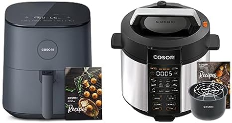 COSORI Air Fryer Pro LE 5-Qt 9 Functions & COSORI Electric Pressure Cooker 6 Quart 13 Functions