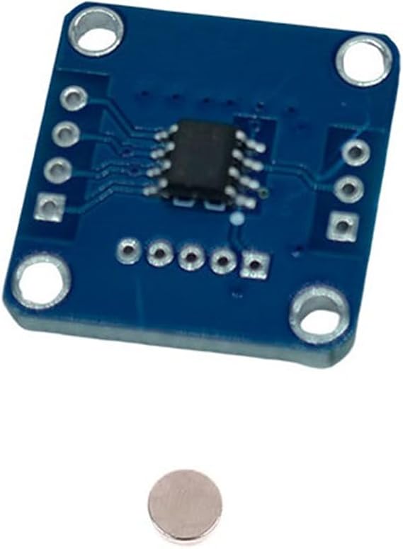 Magnetic Encoder MT6701 Magnetic Induction Angle Measurement Sensor Module 14bit High Precision Can Replace AS5600, Blue, 500737080