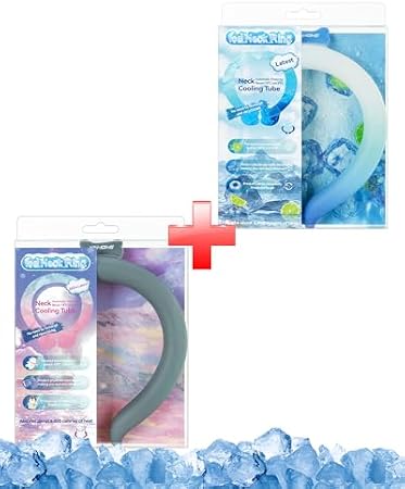 2 Pack Neck Cooling Tubes (Gradient Blue+ Gray)