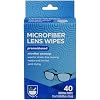 Rite Aid Eye Care Microfiber Lens Wipes, Premoistened, Individually Wrapped Packets - 40 Count | Quick Drying, Anti-Streak Formula| Eyeglass Cleaning Wipes | Eye Glass Cleaner and Cloths | Lens Wipes