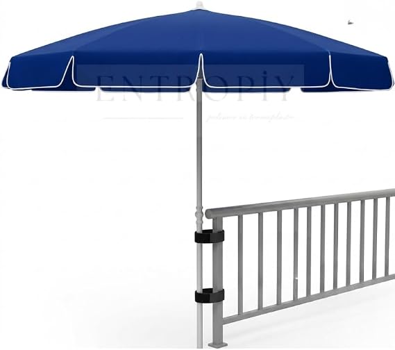 200 cm Premium Geniş Plaj ve Bahçe Şemsiyesi - Paslanmaz Termoplastik İskelet - 5-8 Derece Daha Serin Oxford Kumaş - Rüzgara Dayanıklı Katlanabilir Gölgelik