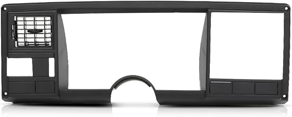 Dash Bezel Panel Surround Trim, Black | Compatible with Chevy Silverado GMC Sierra Truck 1988-1994, Dashboard Bezel Trim Instrument Cluster