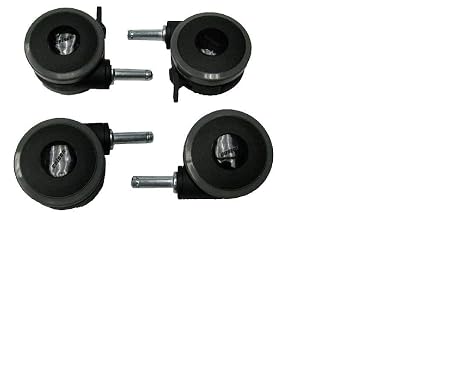 Invacare Bed Caster Package; 2 w/Brake and 2 w/Out Brake, 1123550
