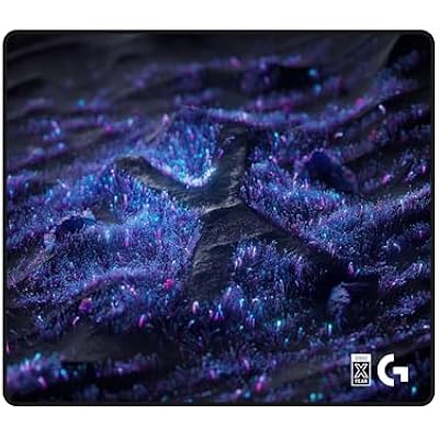 Logitech G640 SE Large Cloth Gaming Mouse Pad, Optimized for Gaming Sensors, Moderate Surface Friction, Non-Slip Mouse Mat - 10th Anniversary