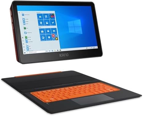Kano PC Education Edition - Convertible Two-in-One Laptop, Intel Celeron, 11.6" HD Touch Screen, 4GB Ram, 64GB Storage, Wi-Fi, Bluetooth, Window 10
