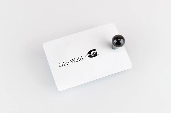 GlasWeld GW-Mirror 5X Magnified Inspection Mirror Windshield Repair Tool for Auto Glass, Crack & Chip Monitoring Mirror for Precise Windshield Repairs