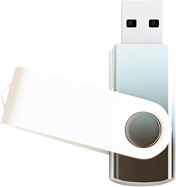 Black-Silver 2GB USB Flash Drive Gradient Color USB 2.0 Memory Stick Wholesale Bulk Swivel Design Thumb Drive for Data Storage 1 Pack