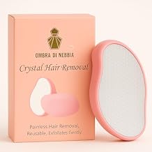 Crystal Hair Eraser Reusable Nano-Glass Hair Remover & Exfoliator for Smooth Skin | Painless Hair Removal Tool for Men & Women Ideal for Leg, Body, and Back Hair Removal