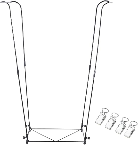 Trash Bag Holder, 30-45 Gallon Metal Garbage Bag Holder | Portable Trash Bag Holder Stand, Multi-use Leaf Bag Holder for Yard, Camping, Party, Wedding