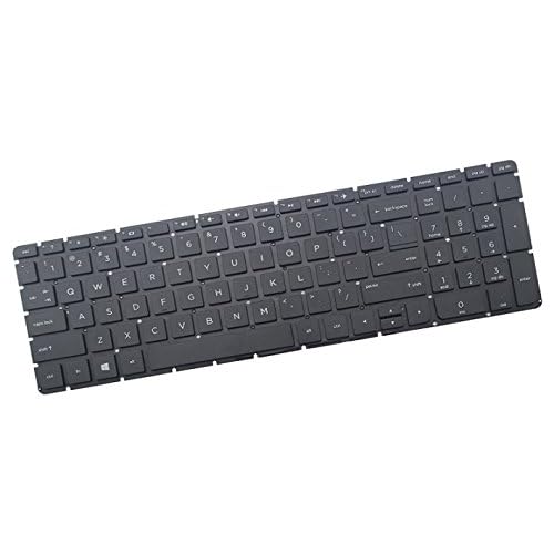 Laptop Replacement Keyboard for HP 15-ay009dx 15-ay011nr 15-ay013nr 15-ay018nr 15-ay052nr 15-ay053nr 15-ay061nr 15-ay065nr 15-ay068nr 15-ay071nr, US Layout Without Palmrest