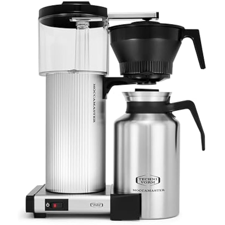 Technivorm Moccamaster 39340 CDT Grand Coffee Maker, 60 Ounce, Silver