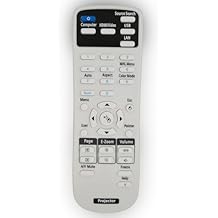 Universal Projector Remote Control Replacement for Epson PowerLite 97H, 98H, PowerLite 99WH, PowerLite 965H