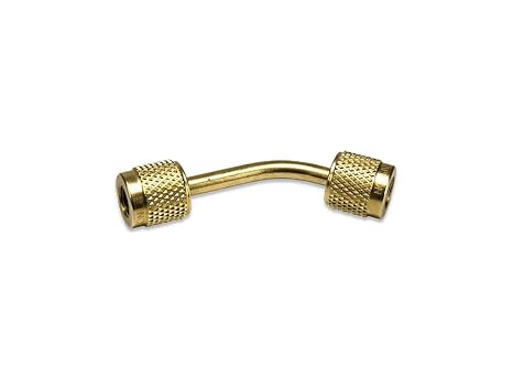 VFL45L - MegaSeal 4in 45o Vacuum-Rated Connector - 1/4 in to 1/4 in