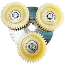 36T Nylon Planetary Gear Clutch Kit for 500W-1000W Left-Outlet E-Bike Hub Motor, E-Bike Motor Replacement Parts, Suitable for Electric Fat Tire Bike, Retro Bike