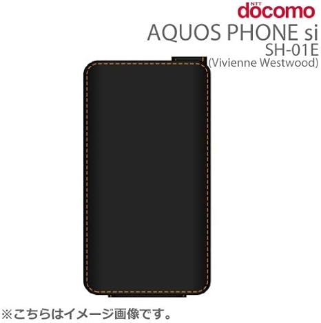 レイ・アウト docomo AQUOS PHONE si SH-01E用 フラップタイプ・レザージャケット/ブラックRT-SH01ELC1/B
