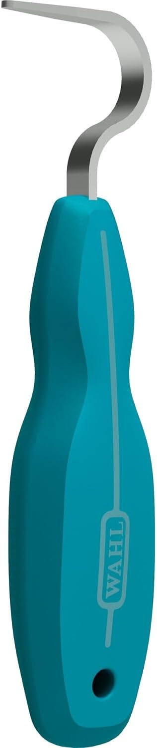 Wahl Professional Animal Equine Grooming Horse Hoof Pick (#858710) - Horse Hoof Pick for Grooming - Ergonomic, Comfort Rubber Handle - Horse Cleaning Tool - Turquoise