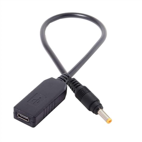 chenyang USB C to DC 20V Adapter USB C to 4.0 * 1.7mm Power Plug PD 65W Emulator Trigger Charge Cable