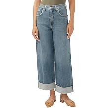 Silver Jeans Co. Women's Be Easy High Rise Wide Leg Crop Jeans