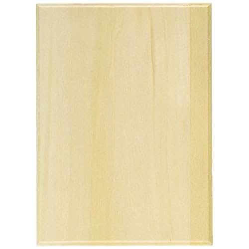 Walnut Hollow Basswood Rectangle Thin Plaque, 5 by 7-Inch 1776