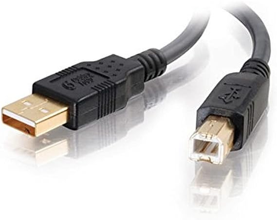 C2G/Cables to Go 45003 Ultima USB 2.0 A/B Cable, Black (9.8 Feet/ 3 Meters)