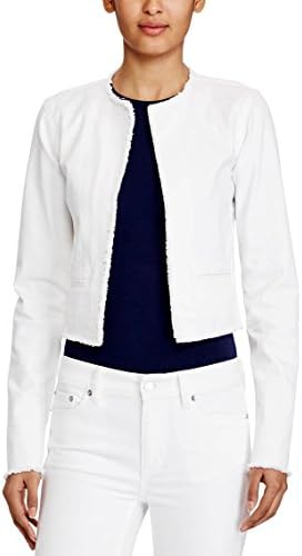 Ralph Lauren Lauren Petite Twill Jacket White PS