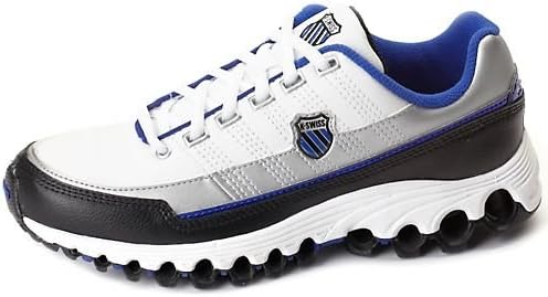 K-Swiss Tubes Trainer 100 Grade School White/Black/Blue
