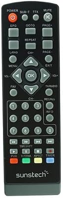 Hotsmtbang Replacement Remote Control Compatible for OpenFox T2-02 T2 Mini Smart Smart HD SD DVB-S2 DVB-T DVB-T2 Digital SAT Receiver