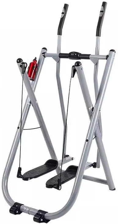 Folding Exercise Bike Elliptical Cross Trainer - Dual Trainer Cardio Workout Equipment for Home Gym Fitness