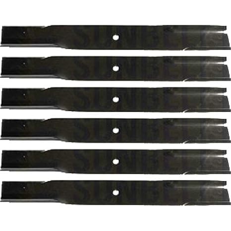 (6 Pack) Premium Low Lift XHT Lawn Mower Blade Fits Laser Sales 91630