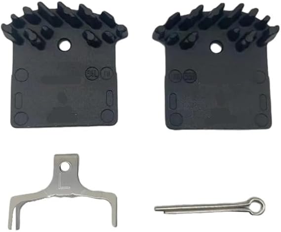 Scooter Parts for Shimano J02A J04C J05A Road Mountain Bicycle Resin Metal Disc Brake Pads Ice-Tech for M985 M785 M675 M666 M615 S700 RS785 R785 Long Service Life(J05A 1 Set)
