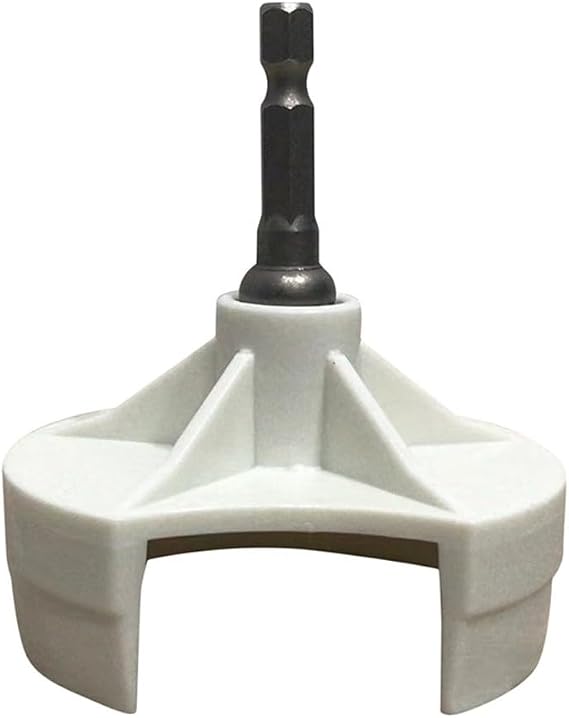 Knitting Machine Adapter Compatible with Electric Screwdrivers for Fast Knitting (白色)