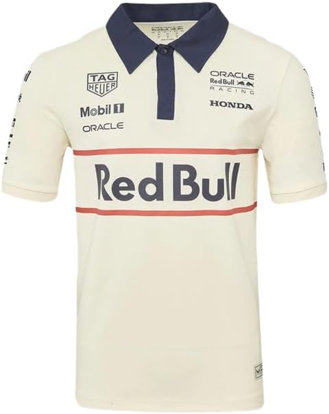 Castore Red Bull Racing F1 Heritage Team Polo Shirt (M) White