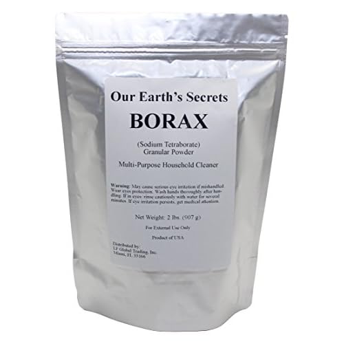 Our Earths Secrets - Borax Powder - Multi-Purpose Household Cleaner 2 lb. Bag
