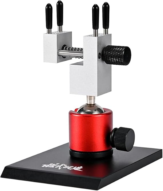 ANSAI Tabletop Vise Mini Vice Spherical Rotating Metal Base for Hobbies