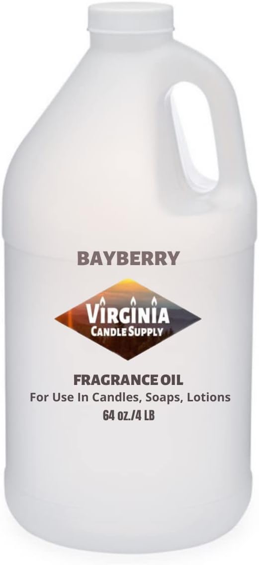 Bayberry Fragrance Oil (64 oz Jug) for Candle Making, Soap Making, Tart Making, Room Sprays, Lotions, Car Fresheners, Slime, Bath Bombs, Warmers...