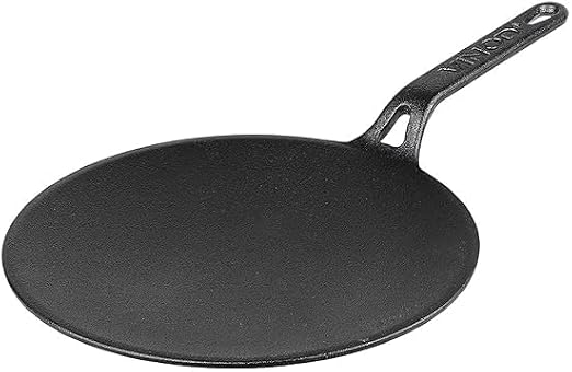 Cast Iron Roti Tawa 26 Cm | Roti Chapati Phulka Tawa with Handle | Home Kitchen Item | Pure Cast Iron | Pack Of 1