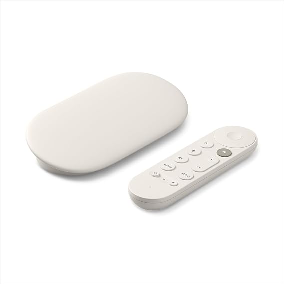 Google TV Streamer 4K with Wired LAN and WiFi Support/Voice Search Remote/Smart Home Integration/4K HDR/Dolby Vision/Dolby Atmos/Chromecast Chrome Cast Successor 2024 Model GA05662-JP