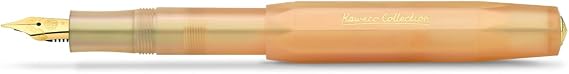Kaweco COLLECTION Apricot Pearl Premium Fountain Pen with Steel Nib for Ink Cartridges - Sport Fountain Pen 13 cm - Nib: M (Medium)