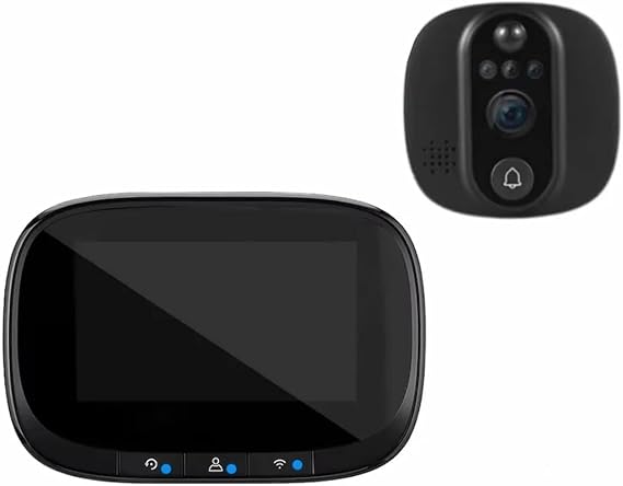 Yeco PD-10 Akıllı Görüntülü Kapı Zili – Kablosuz, Tuya Uyumlu, 1080P Güvenlik Kameralı Zil