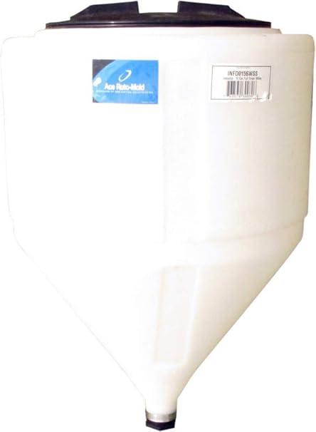 15 Gallon Full Drain Cone Bottom Inductor Tank (no Stand)