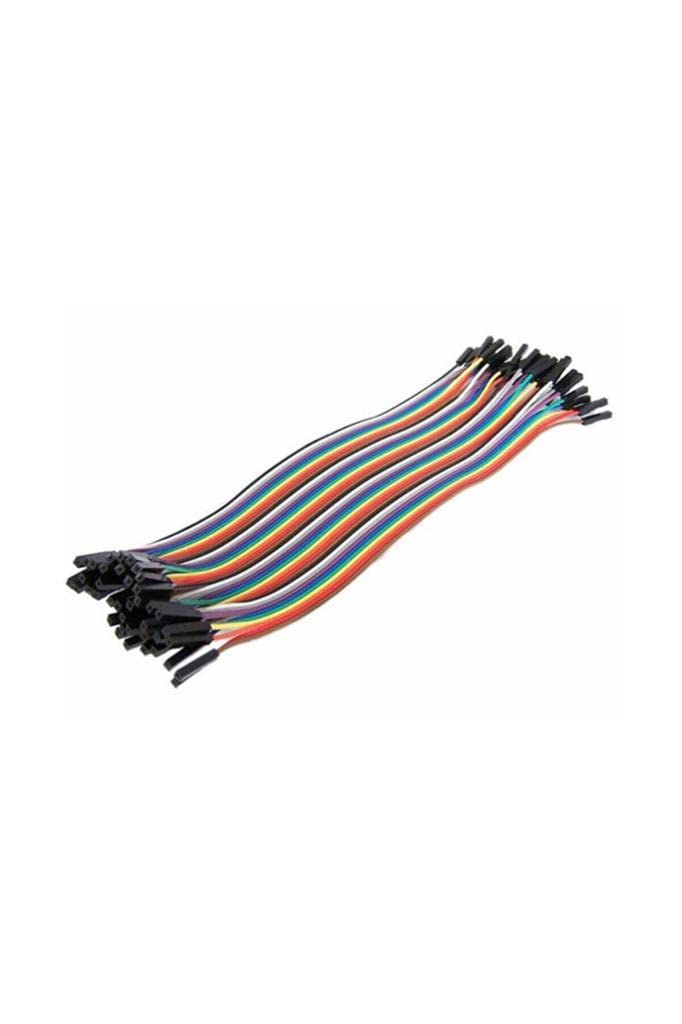 SANEC 40 Adet Dişi-Dişi Jumper Kablo 10 Cm